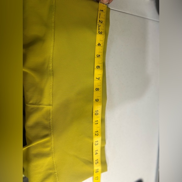 CALIA Stay The Path Leggings Ribbed Yellow, Green Women’s XL Tummy Control - Picture 7 of 9